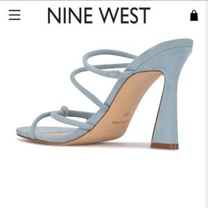 Kims Heeled Slide Sandals- Nine West
